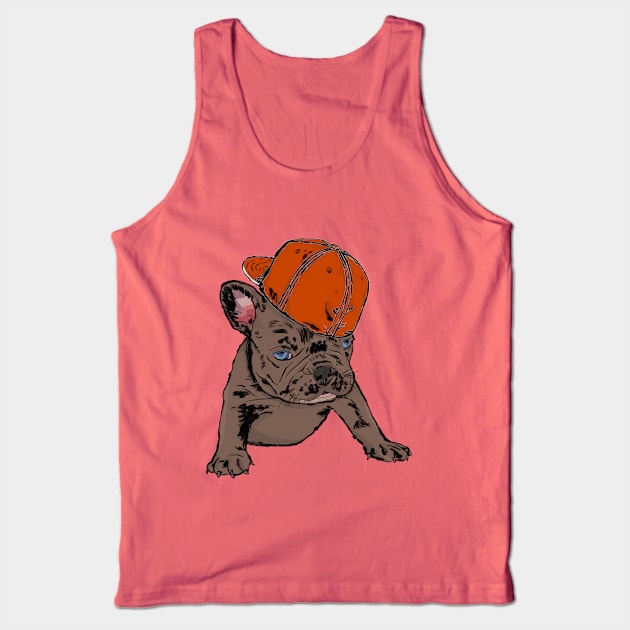 Mr. Cool Frenchie Tank Top by Danispolez_illustrations